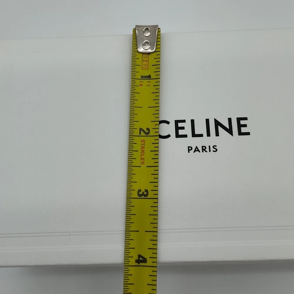 CELINE PARIS White Rigid Gift Box Logo Storage Luxury Packaging EUC
